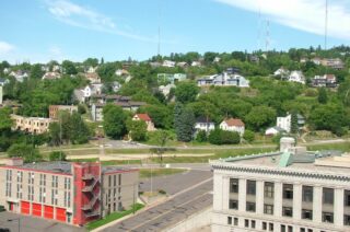 stock image of duluth streets